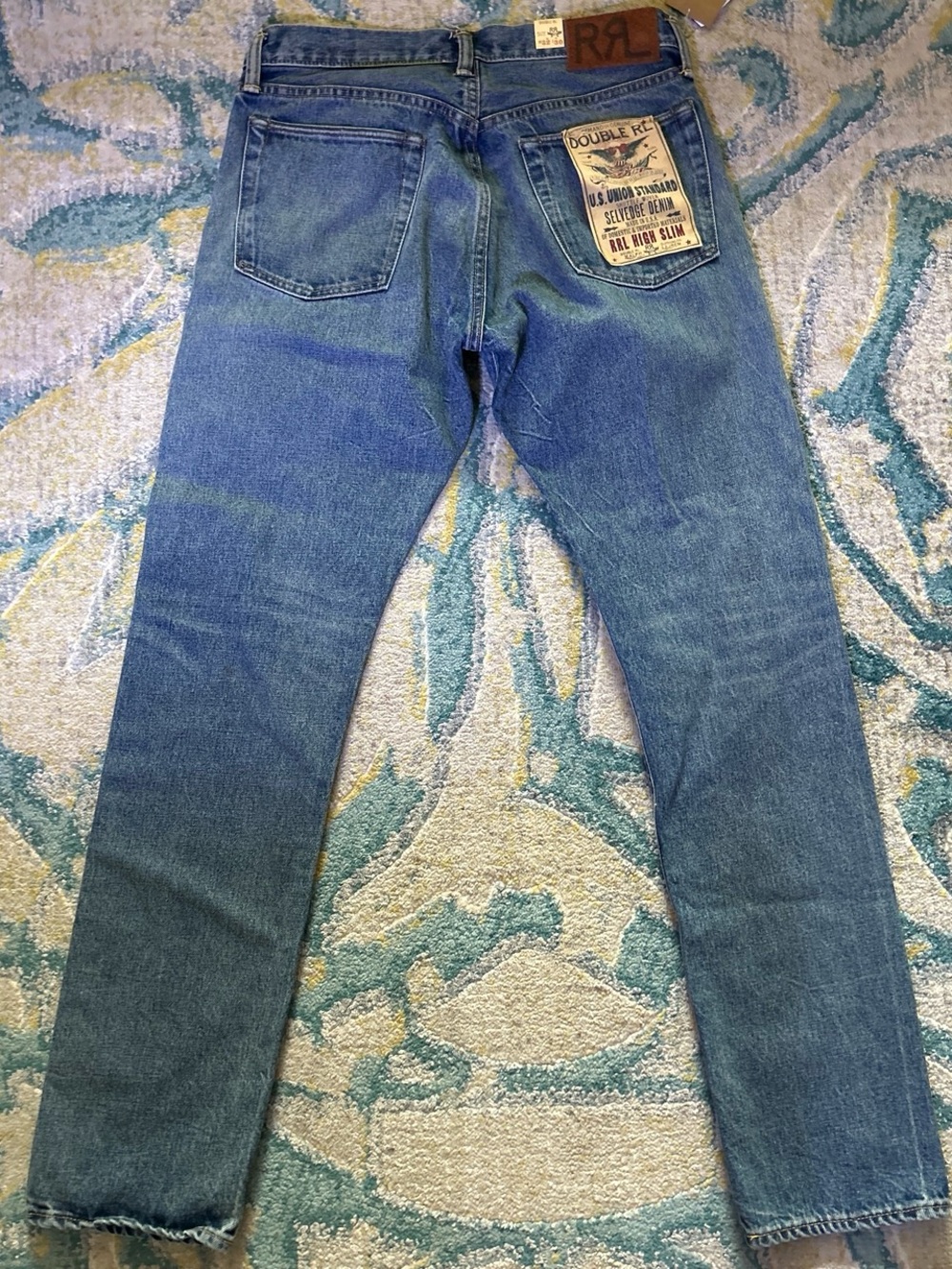 Ralph Lauren Double RL High Slim Denim Jeans - Picture 5 of 5
